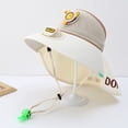 thumbnail image 3 of Gzbliryd Birthday Boy Hat Adjustable Beach Hats Summer Beach Hat for Girls for Swim Beach (Beige,3-10 Years), 3 of 3