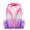 Pink, variant on Avtoify Girls Fall Long Sleeve Casual Outwear Gradient Print Hooded Protection Sun Jacket for Kids 9-15 Long Sleeve Zip Up Outer Top