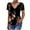 Multicolor, variant on Women Lace Short Sleeve Tops Scalloped V Neck Color Block Cute Summer Tshirts Floral Print Dressy Blouses (S, Yellow)