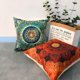 thumbnail image 3 of JM Funda de Almohada, 45 x 45 cm, Juego de 4 Fundas de Almohada Cuadradas de algodón y Lino con Estampado Hippie Indio, Bohemio, Colorido, Mandala, Flor, para Cama, Coche, hogar, sofá JM, 3 of 5