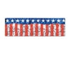 Fr Met Stars & Stripes Fringe Banner 14" X 4' - 12 Pack (1 Per Package)