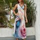 thumbnail image 2 of Vestido De Noche De Lujo Sin Mangas Para Mujer, Rose Vestido De Fiesta, 2 of 5
