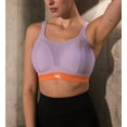 thumbnail image 4 of Panache Boundless Racerback Non-Wire Sports Bra (7341),34D,Lilac/Orange, 4 of 5