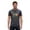Grey, variant on Mens Golf Polo Shirts Graphic Crew Neck Short Sleeve Football Fan Sports Beach Clothes for Men,Grey,S