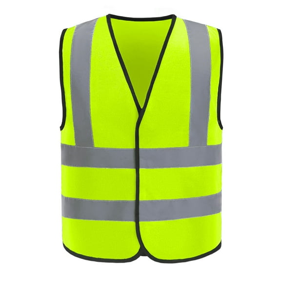 Reflective Vest Breakaway Velcro Safety Vests Class 2 ANSI High Visibility Construction Uniform