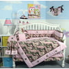 SOHO Pink Camo Baby Crib Nursery Bedding Set