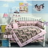 SOHO Pink Camo Baby Crib Nursery Bedding Set