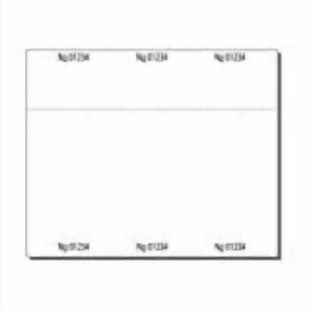 Print-Ready Numbered Tickets w Perfed Stub (2-7/8" x 7"), 6-UP on 8-1/2" x14" White 67lb Vellum Paper - 250 Sheets (1500 Tickets)