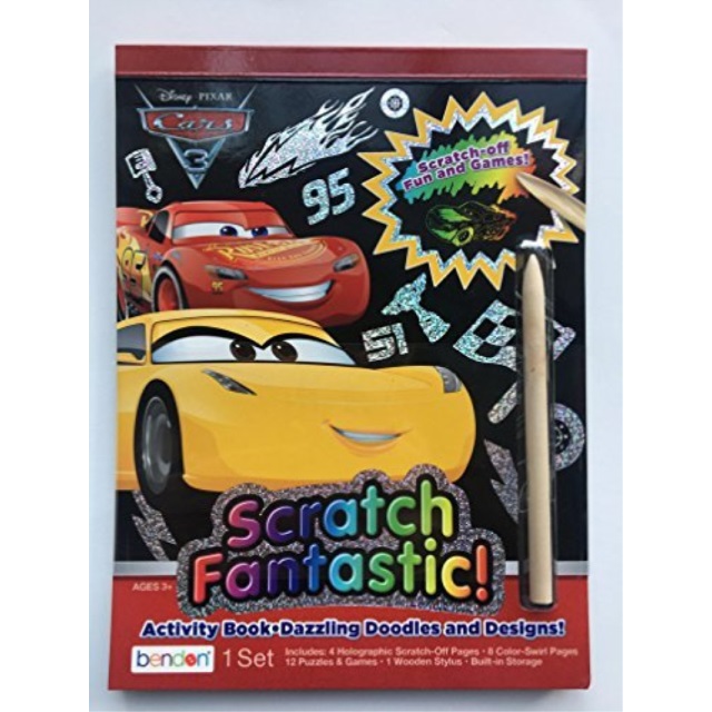 Disney PIXAR Cars Scratch Fantastic Activity Book