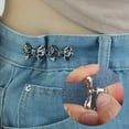 thumbnail image 6 of Jean Button Pins Adjustable Waist Buckle Bows Pant Pin No Sew Bows Tighten Waist Button Pin Button for Pant, 6 of 9