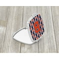 thumbnail image 2 of Letter B Football Orange Blue and white Compact Mirror CJ1066-BSCM, 2 of 4