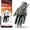 Charcoal/Gray, variant on Copper Tech Plus Rain Golf Gloves Men | Water-Enhanced Golf Rain Gloves for Men | Joint Support Ergonomic Copper Compression (White/Hunter Green, Small, Left)