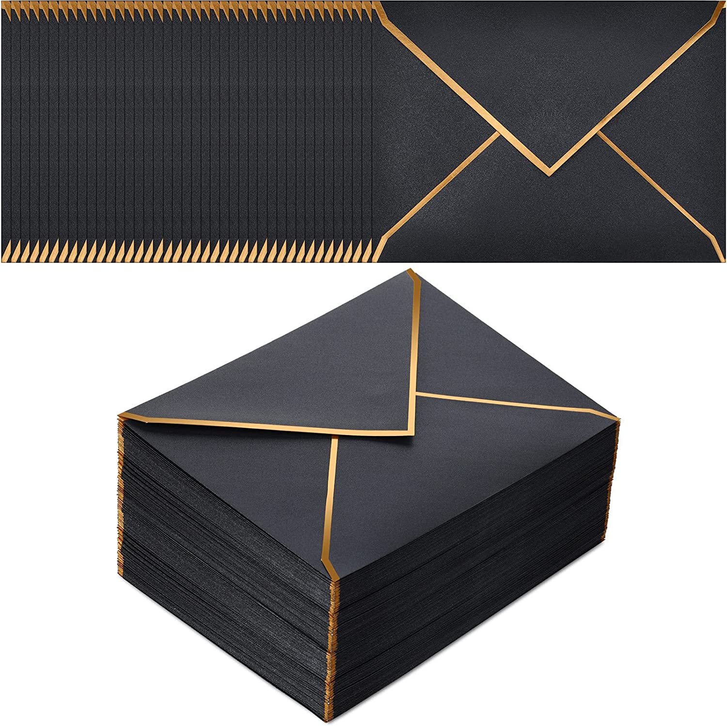 200 Pieces A7 Envelopes Bulk 5 x 7 Card Envelopes V Flap Envelopes with