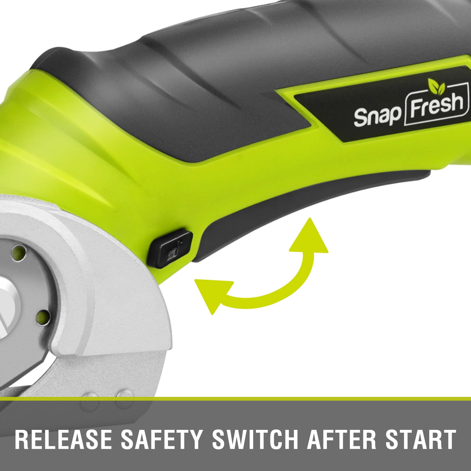 SnapFresh Cordless Electric Scissors, 4V Cardboard Cutter, Mini Cutter with a Replacement Blade/Charger, EC0601