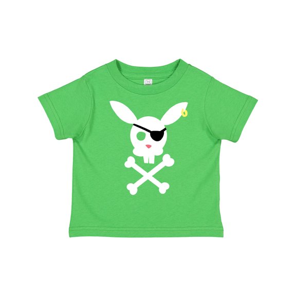 Inktastic Cute Easter Pirate Bunny with Eyepatch and Earring Boys or Girls Toddler T-Shirt
