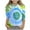 Green, variant on Bleached T-Shirts for Kids Girls Cute 3/4 Length Sleeve Tie Dye Gradient Color Print Basic Crewneck Pullover Tops Loose Fit Casual Tunic Blouse Purple#01 9-10 Years