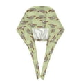 thumbnail image 3 of Kdxio Twig Sloth Pattern Turban Hat for Women Men Comfortable Adjustable Cleaning Working Cap with Sweatband, 3 of 8