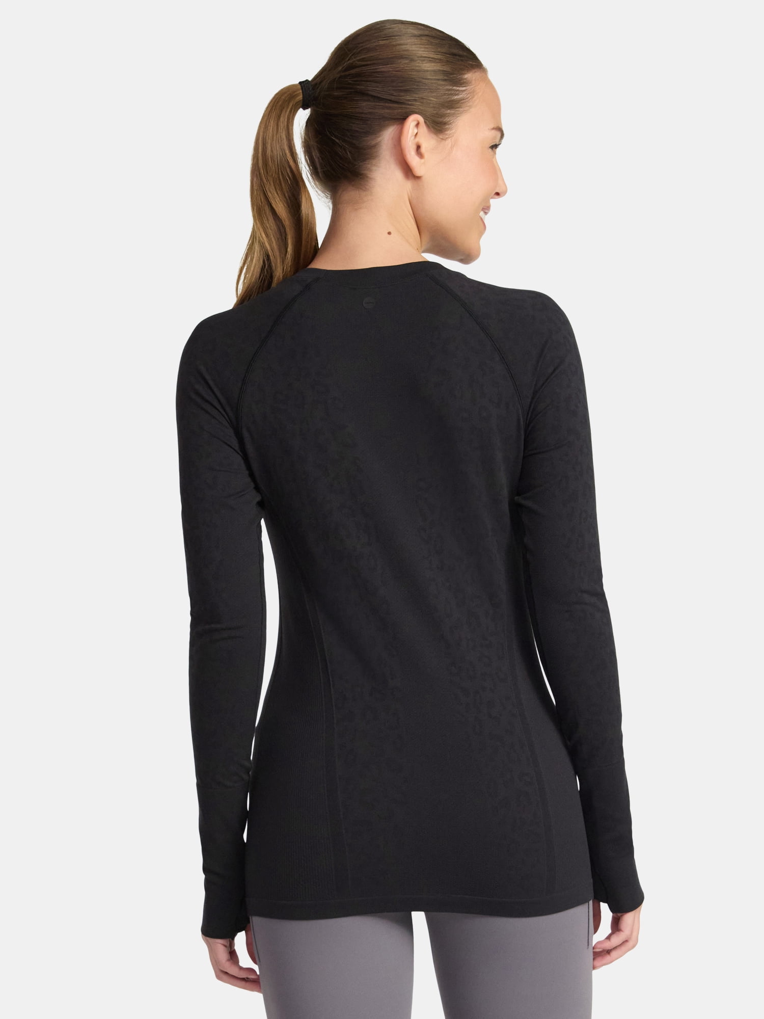 Avia Women's Seamless Tee with Long Sleeves, Sizes XS-XXXL
