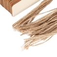 thumbnail image 2 of Riousery 72pcs Wood Blank Bookmarks Unfinished Wood Hanging Tags with Holes and Ropes for Christmas DIY Wedding Birthday Party Decor, 6.3 x 5.51 in / 16 x 14 cm, 2 of 9