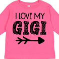 thumbnail image 4 of Inktastic I Love My Gigi with Arrow Boys or Girls Long Sleeve Toddler T-Shirt, 4 of 5