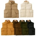 thumbnail image 5 of Godderr Kids Toddler Winter Warm Vest Coats for Boys Girls 2-10Y Baby Lightweight down Warm Waistcoat Winter Sleeveless Puffer Jacket for Kid, 5 of 8