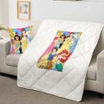 Disney Princess Travel Blanket and Pillow Set Pillow Kids Gift Travel