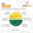 thumbnail image 4 of Toallas para perros PAWPUP, 2 piezas, 102 x 61 cm, microfibra absorbente, 4 of 7