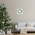 thumbnail image 3 of Stupell Industries Tartan Bow Wreath Holiday Painting Gray Framed Art Print Wall Art, 17 x 17, 3 of 9