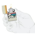 thumbnail image 2 of Zippo 48573 Mountain Design White Matte Metal Windproof Lighter, 2 of 8