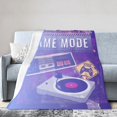 thumbnail image 2 of XMXY Fleece Throw Blanket for Couch, Funny Gaming Mode Lightweight Plush Fuzzy Cozy Soft Bed Blankets and Throws for Sofa, 60"x50" inches, 2 of 8