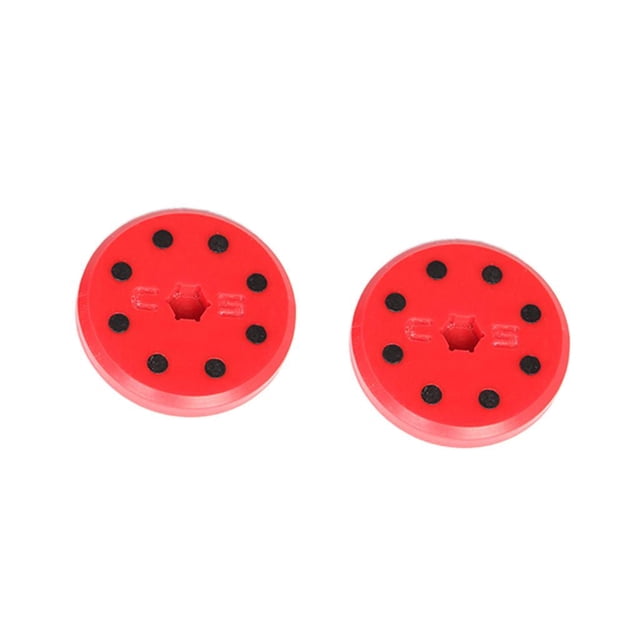 Juego de 2 discos deslizantes de repuesto para monopatín, Longboard deslizante rojo