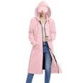thumbnail image 2 of Wiyuqeen Women's Zip Up Hoodies with Eye Mask Built In Comzy Airplane Mode Travel Sweatshirts Oversized Fleece Jacket with Pockets Fall Coats, 2 of 9