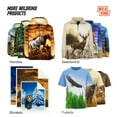 thumbnail image 7 of Men's Women's Sweater Jacket Full Zip Fleece Moose Wildlife Sweatshirt Wildkind, 7 of 7