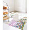 thumbnail image 4 of Easter Gnomes Bunnies Kitchen Dish Towels for Drying Dishes Set of 2, Spring Easter Eggs Floral Purple Plaid Waffle Weave Microfiber Hand Tea Bathroom Towels Quick Dry & Absorbent Towel 12x12, 4 of 7