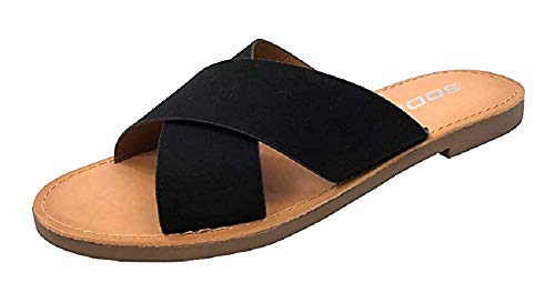 soda slip on sandals
