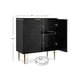 thumbnail image 3 of 29-pulgada almacenamiento gabinete con doors: kitchen buffet gabinete, sideboard gabinete con adjustable estante, moderno accent gabinete para kitchen, dining room, hallway, 3 of 6