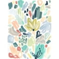 thumbnail image 2 of Vess, June Erica 25x32 Gold Ornate Wood Framed with Double Matting Museum Art Print Titled - Garden Terrazzo II, 2 of 4
