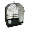 thumbnail image 1 of YML 1934BLK_4924BLK 1/2" Bar Spacing Round Top Bird Cage with Stand, Black, 1 of 2