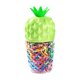 thumbnail image 1 of Bonita botella con forma de piña con banda elástica resistente, cordón continuo para el pelo, banda elástica desechable, anillo para el pelo con fruta fresca, accesorio para el pelo., 1 of 5