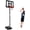Black A, variant on Portable Basketball Hoop System - Adjustable 5.2 to 10 FT Goal with 44 Inch Backboard - Wheeled Base for Driveway Garage and Backyard Play