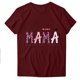 thumbnail image 1 of Blusas de Manga Corta para las Mujeres Divertido Impreso Cuello Redondo Tee, Vintage Humor Gráfico Blusas de Primavera para las Mujeres, 1 of 3