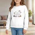 thumbnail image 2 of XXWXYD Sweatshirt Kids Halloween Graphic Print Long Sleeve Zip Up Hooded Cute Casual Fall Fleece Printed Striped Autumn Fashion for Teen Boys Girls Oversized Crewneck Pullover, 2 of 4