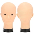 thumbnail image 4 of Cabeza De Maniquí, Cabeza De Exhibición De Entrenamiento De Maquillaje Con Material De PVC, Para Sombreros, Pelucas, Gorro De Ducha, Práctica, Modelado Exquisito, 4 of 7