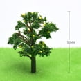 thumbnail image 1 of MYG Plastic Fruit Tree HO Scale Train Layout Garden Sand Table Model Trees Scenery, 1 of 5