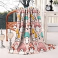 thumbnail image 1 of Bonita manta con forma de hongo, regalo para el día de Acción de Gracias, ropa de cama, mantas peludas, regalo de Navidad para niños y niñas, manta de sofá con forma de hongo súper suave y ligera, 1 of 3
