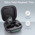 thumbnail image 3 of Auriculares inalámbricos Bluetooth con estuche de carga inalámbrica, reproducción de 32 horas, pantalla LED,, 3 of 3