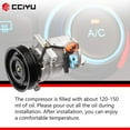 thumbnail image 6 of CCIYU Air Conditioning Compressor for Ch-rysler 300 D-odge Charger Magnum 2005-2006 CO 30003C Auto Repair Compressors Assembly, 6 of 7