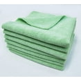 thumbnail image 1 of Nvzi 3 pañuelos de fibra ultrafina, toalla de mano de algodón suave para el hogar, súper suave y muy absorbente para ducha, piscina, toalla de mano de 15,75 x 15,75 pulgadas (verde), 1 of 5