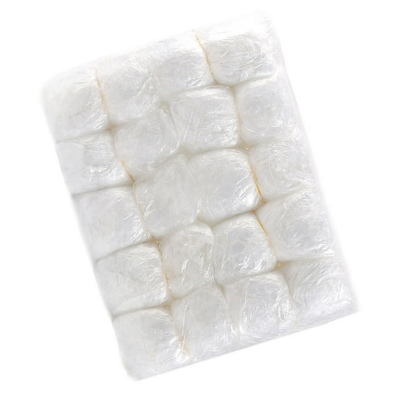 Shower Cap Elastic Bathing Hair Portable Nets for Women Disposable Caps Plastic Miss Women's 100 Pcs