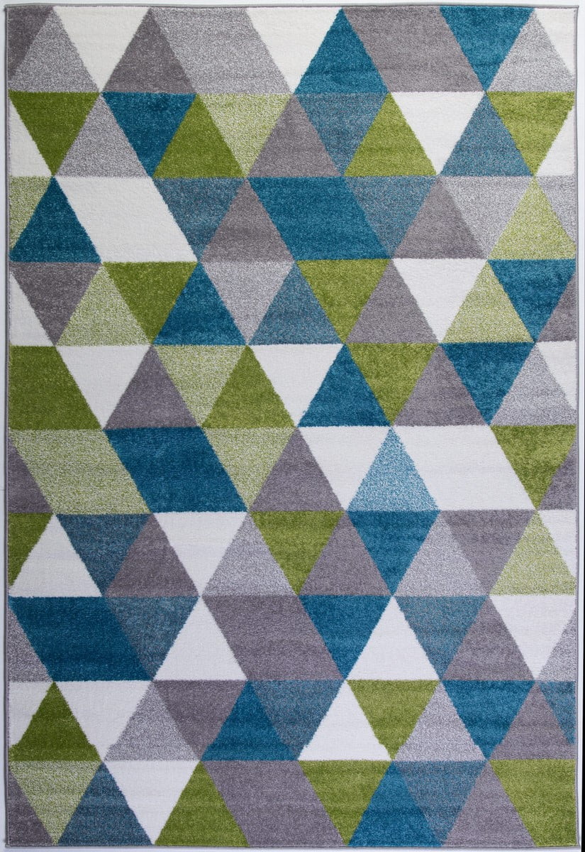 Ladole Rugs Boston Collection Geometric Pattern Empire Triangles Area